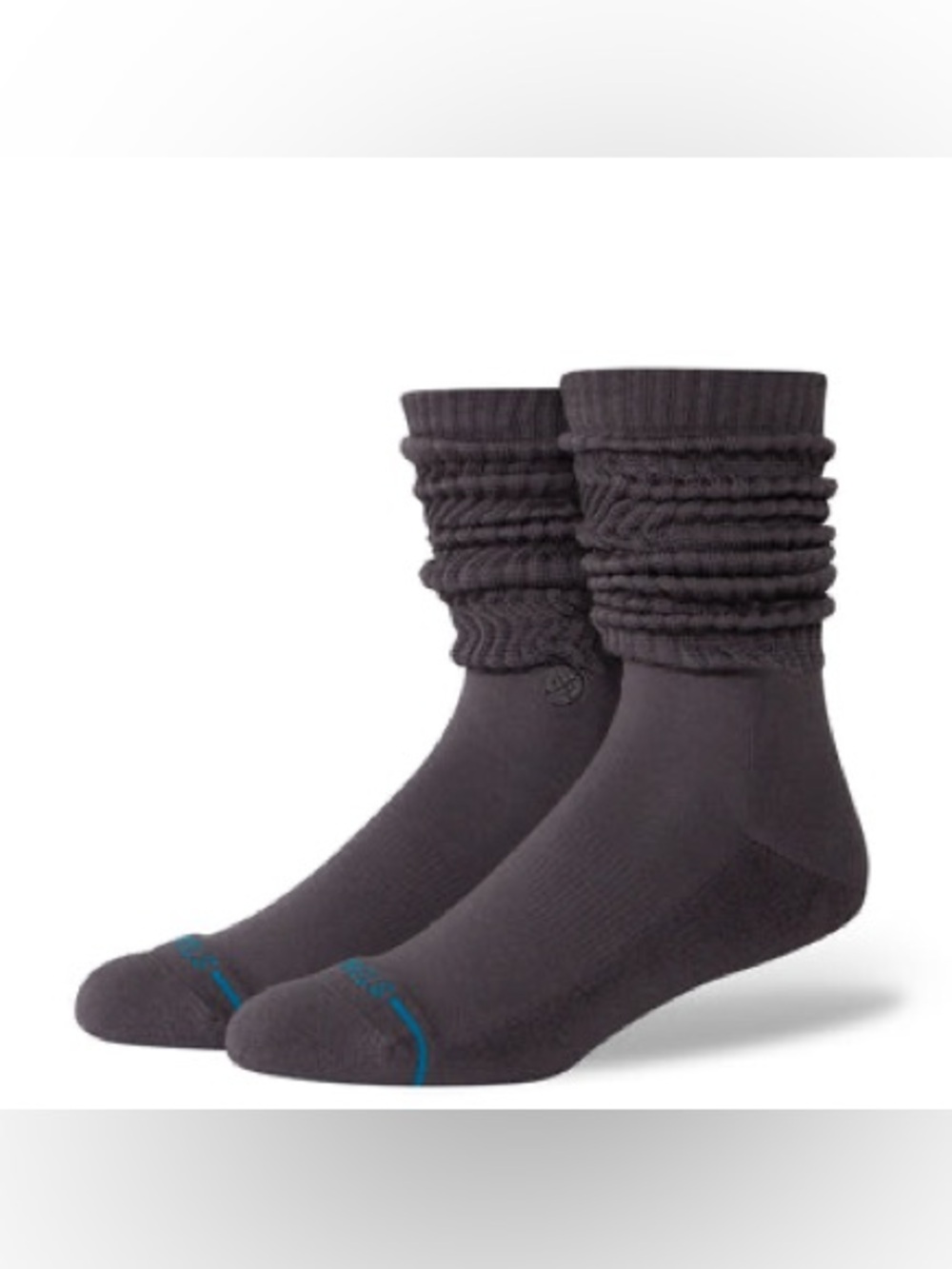 NWT STANCE Icon Slouch Crew Socks in Charcoal
Size Large